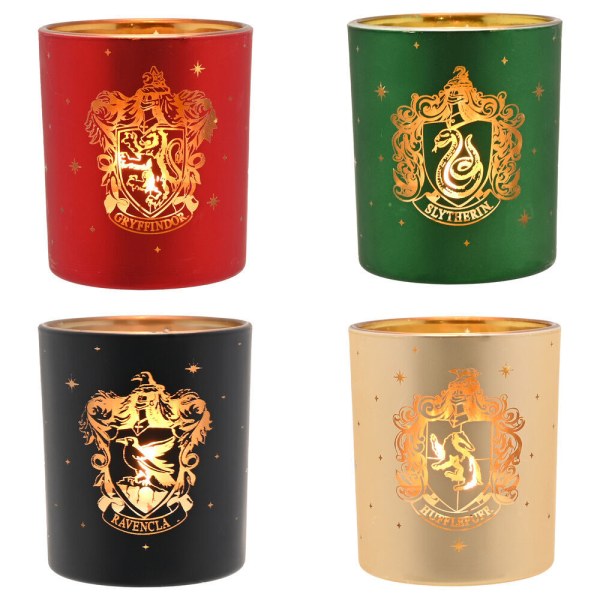 Houses set of 4 tealight holders - Harry Potter