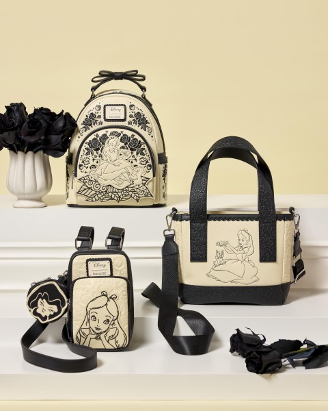 Alice in Wonderland Mini Tote Crossbody Bag - Disney Loungefly