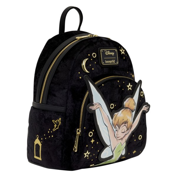 Tinker Bell Pixie Dust Velvet Mini Backpack - Disney Loungefly Peter Pan