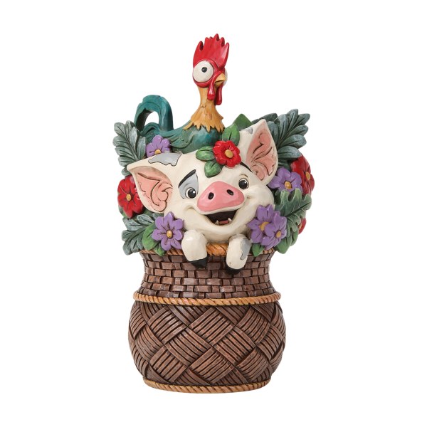 Pua & Hei Hei Flower Basket Moana - Disney Traditions