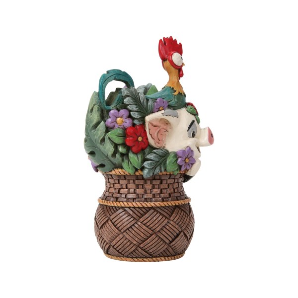 Pua & Hei Hei Moana Flower Basket - Disney Traditions