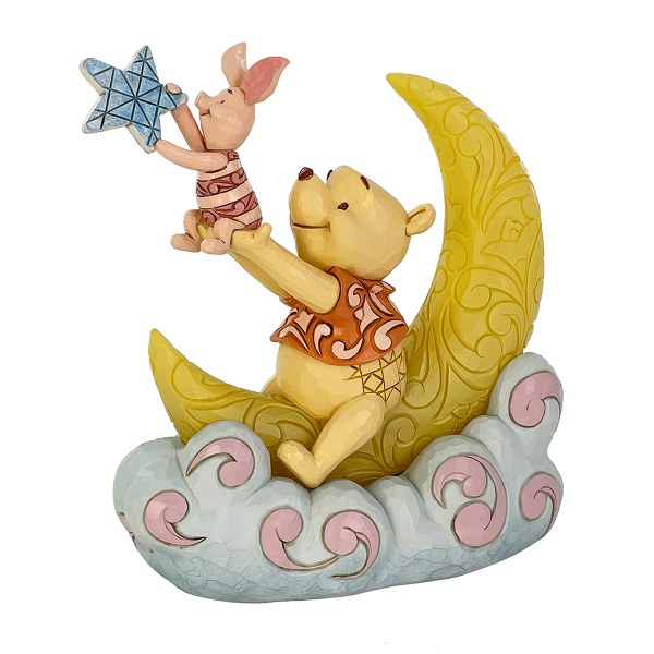 Pooh & Piglet on LED Moon - Disney Traditions