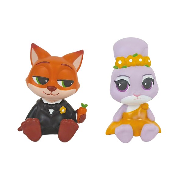 Judy & Nick Vinyl Figurine Set - Disney Grand Jester Zootopia