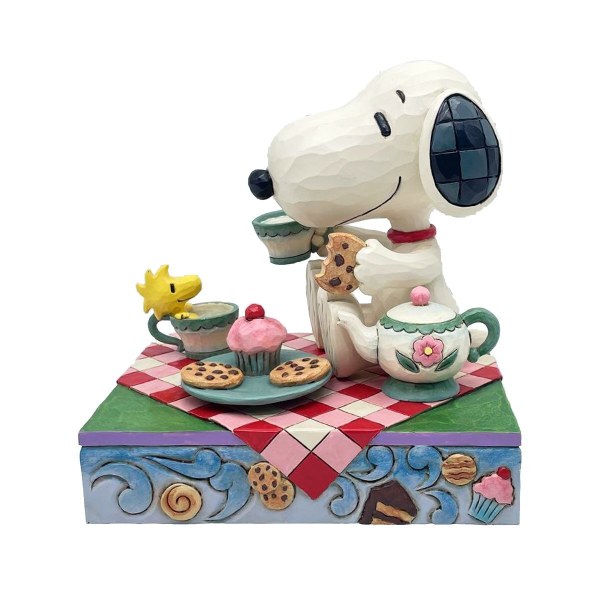 Snoopy and Woodstock Tea and Sweets Hallmark - Jim Shore