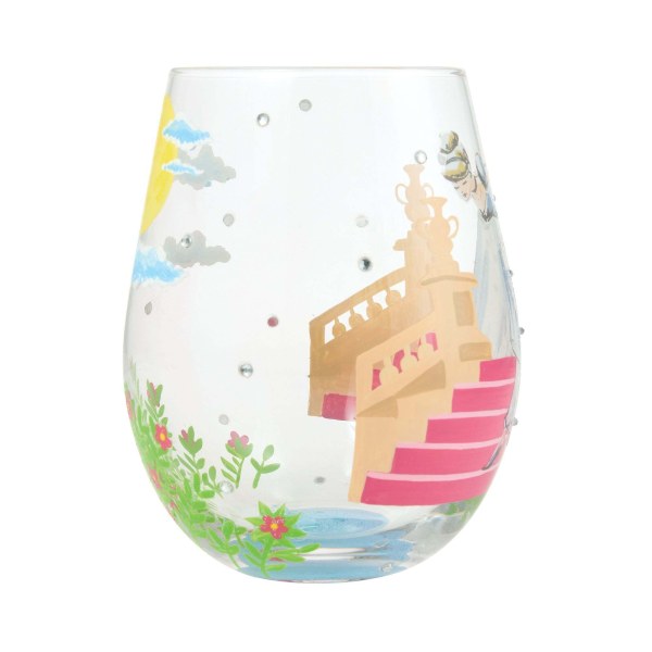 IF THE SHOE FITS CINDERELLA STEMLESS GLASS - DISNEY LOLITA