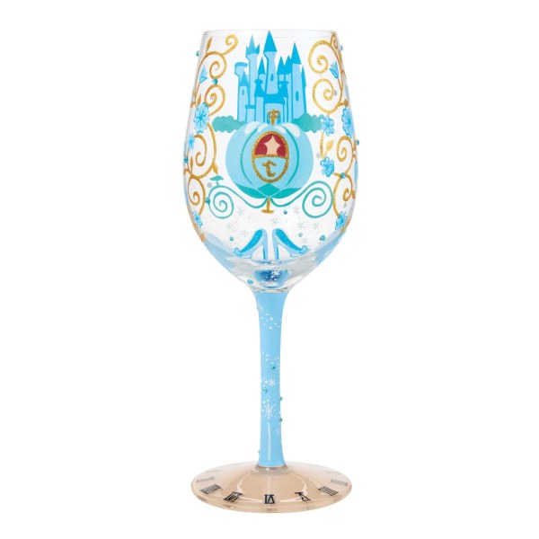 MIDNIGHT DREAMS CINDERELLA WINE GLASS - DISNEY LOLITA