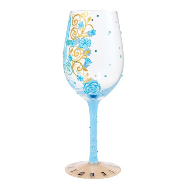 MIDNIGHT DREAMS CINDERELLA WINE GLASS - DISNEY LOLITA