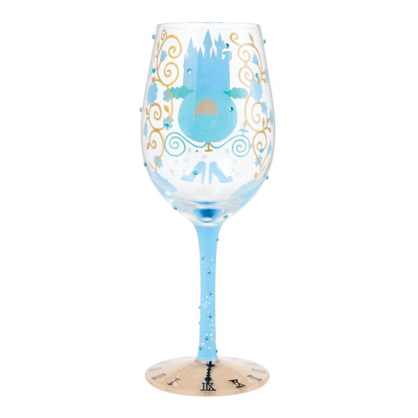 MIDNIGHT DREAMS CINDERELLA WINE GLASS - DISNEY LOLITA