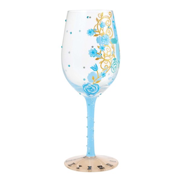 MIDNIGHT DREAMS CINDERELLA WINE GLASS - DISNEY LOLITA