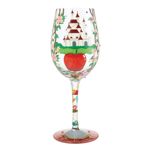 "LIFE IS A FAIRYTALE" SNOW WHITE WINE GLASS - DISNEY LOLITA