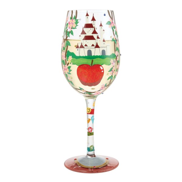 "LIFE IS A FAIRYTALE" SNOW WHITE WINE GLASS - DISNEY LOLITA