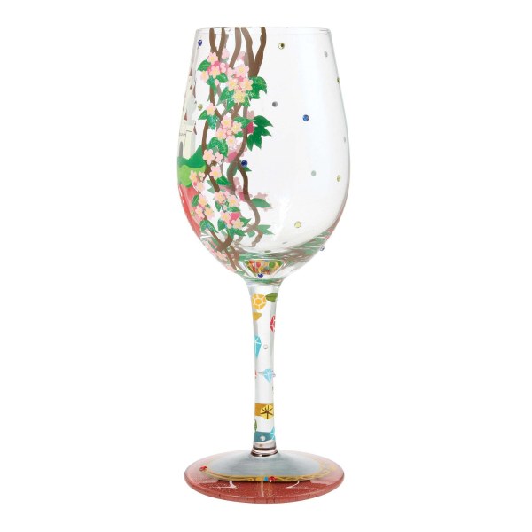 "LIFE IS A FAIRYTALE" SNOW WHITE WINE GLASS - DISNEY LOLITA
