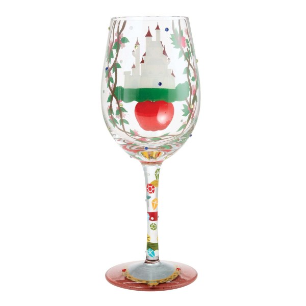 "LIFE IS A FAIRYTALE" SNOW WHITE WINE GLASS - DISNEY LOLITA