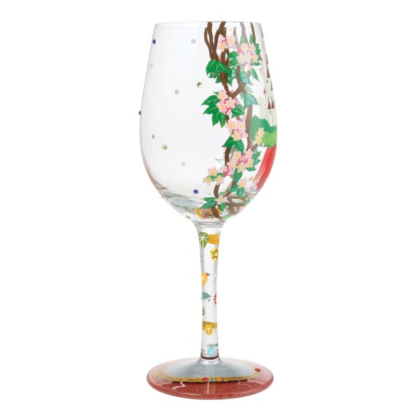 "LIFE IS A FAIRYTALE" SNOW WHITE WINE GLASS - DISNEY LOLITA