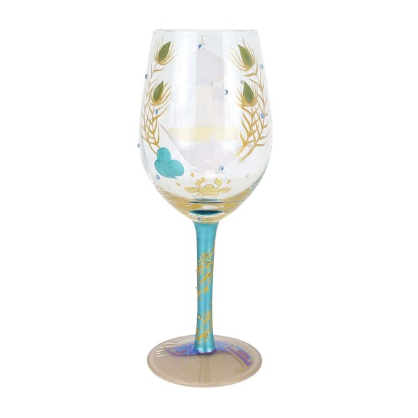 "SHOW ME THE WORLD" JASMINE WINE GLASS - DISNEY LOLITA