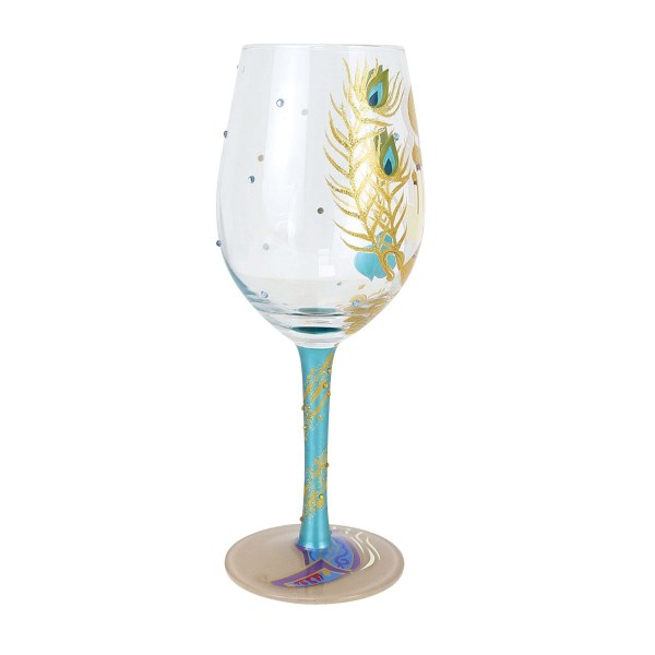 "SHOW ME THE WORLD" JASMINE WINE GLASS - DISNEY LOLITA