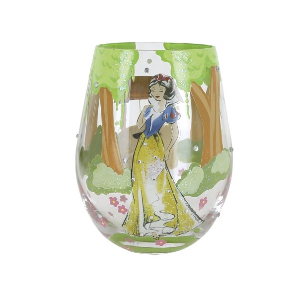 "HAPPILY EVER AFTER" SNOW WHITE STEMLESS GLASS - DISNEY LOLITA
