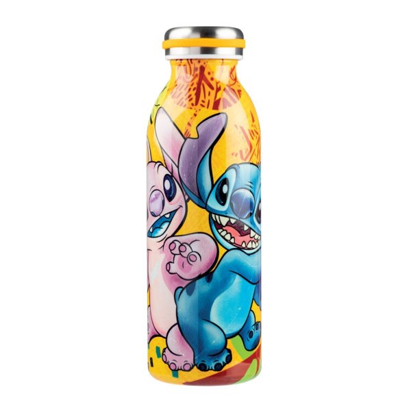 Water Bottle Angel & Stitch yellow 500ml - Egan Disney Home