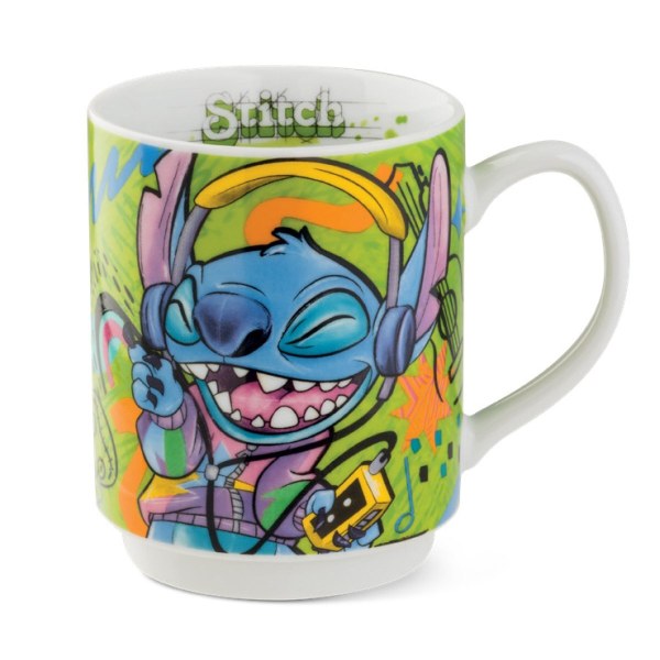 Mug Stitch green 350ml - Egan Disney Home