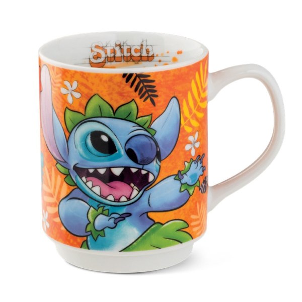 Mug Stitch orange 350ml - Egan Disney Home