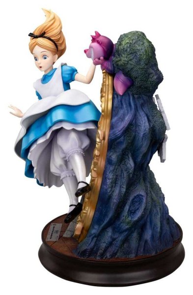 Alice in wonderland and the Cheshire cat - Master Craft Statue