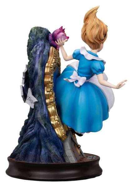Alice in wonderland and the Cheshire cat - Master Craft Statue