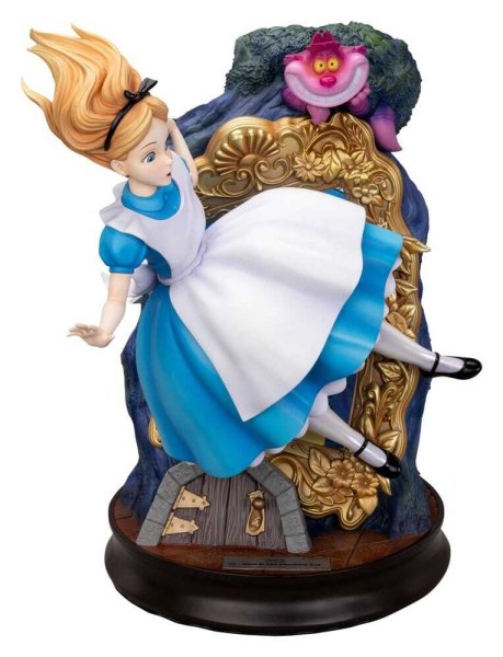Alice in wonderland and the Cheshire cat - Master Craft Statue