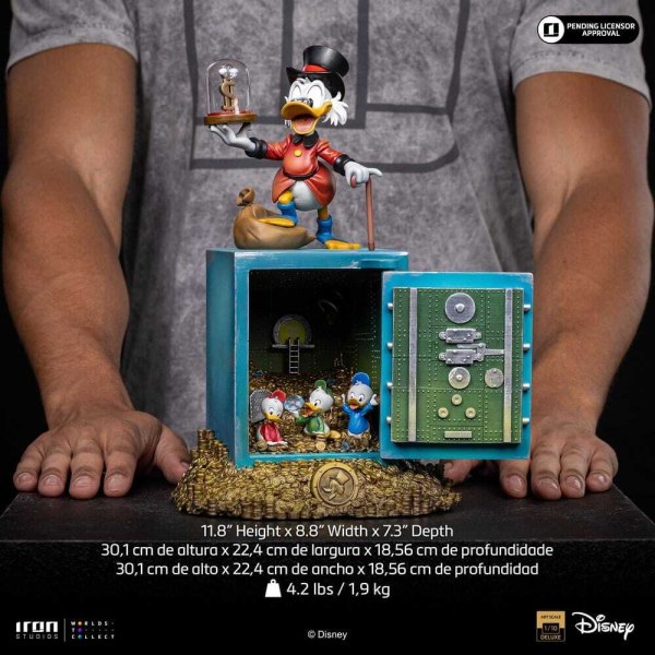 Iron Studios - Duck Tales statuette 1/10 Art Scale - Uncle Scrooge McDuck and Nephews