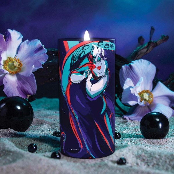 Ursula Led Black Candle - Disney Home Frangrance Collection