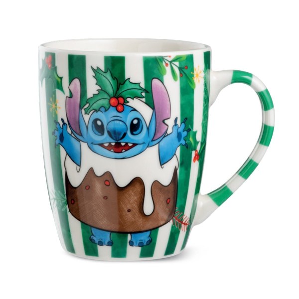 Mug Stitch Christmas green 450ml - Egan Disney Home