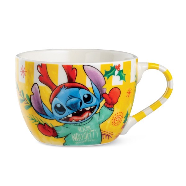 Breakfast Cup Stitch Christmas yellow 520 ml - Egan Disney Home