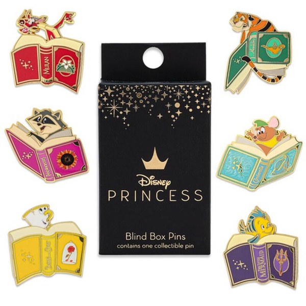 Disney Princess Books - Blind Box - Enamel Pin