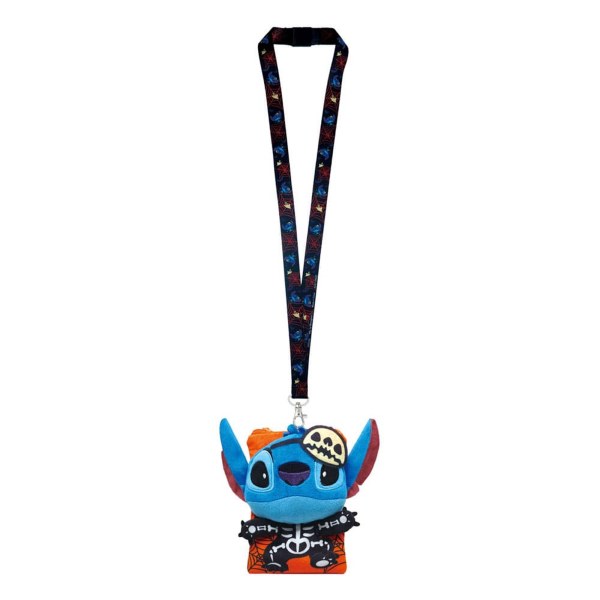 Stitch Skeleton Lanyard with Card Holder - Lilo & Stitch