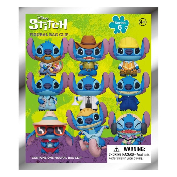 Stitch Series 6 3D Backpack Keychain mystery box - Lilo & Stitch