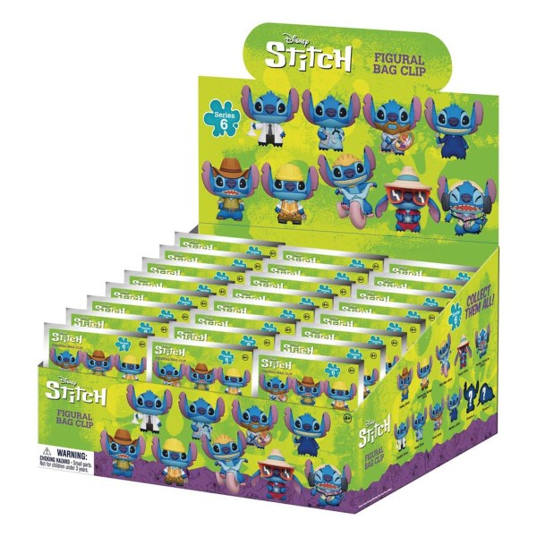 Stitch Series 6 3D Backpack Keychain mystery box - Lilo & Stitch