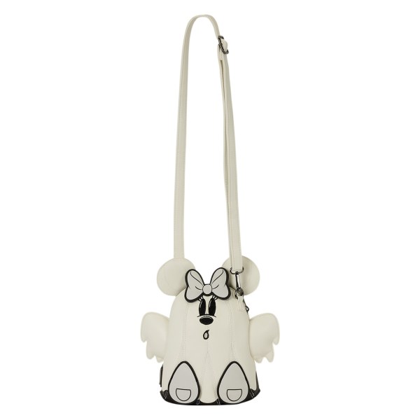 Mickey & Minnie Ghost Glow Figural Crossbody Bag - Disney Loungefly