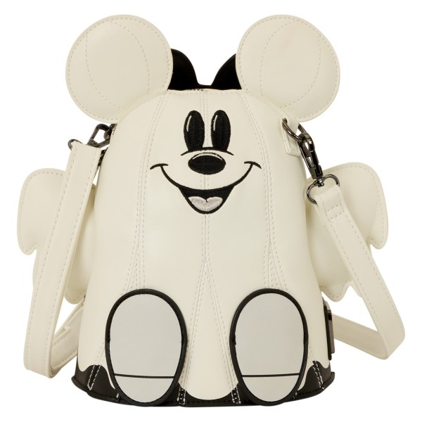 Mickey & Minnie Ghost Glow Figural Crossbody Bag - Disney Loungefly