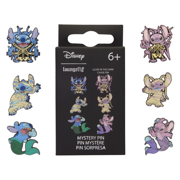 Stitch & Angel Halloween Costumes Mystery Box Pin - Disney Loungefly