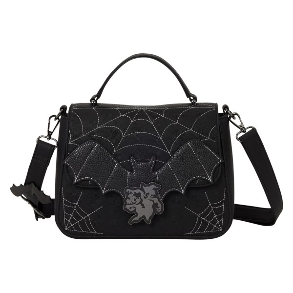 Mickey & Minnie Spiderweb and Bats Crossbody Bag - Disney Loungefly