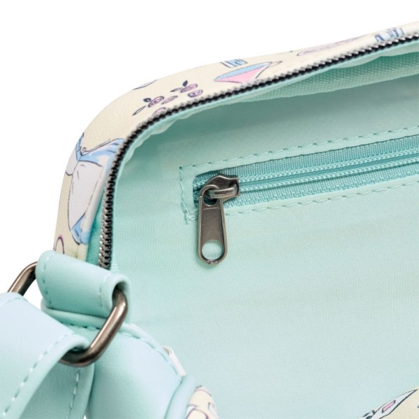 Alice in Wonderland Floral Scene Crossbody Bag - Disney Loungefly