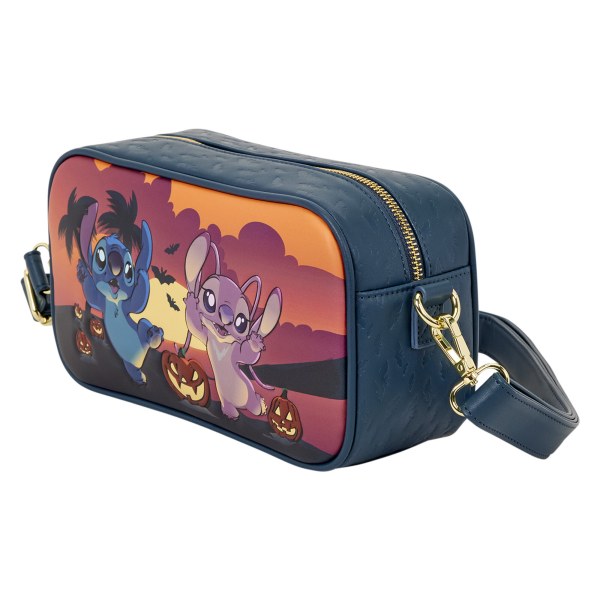 Stitch & Angel Halloween Costumes Crossbody Bag - Disney Loungefly