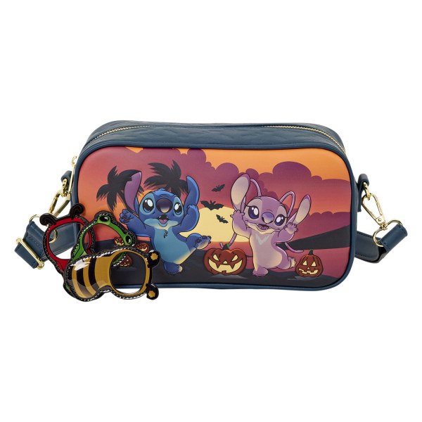 Stitch & Angel Halloween Costumes Crossbody Bag - Disney Loungefly