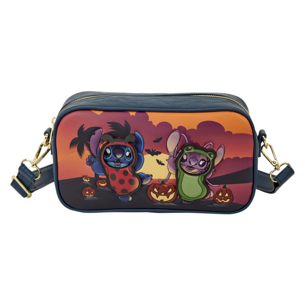 Stitch & Angel Halloween Costumes Crossbody Bag - Disney Loungefly