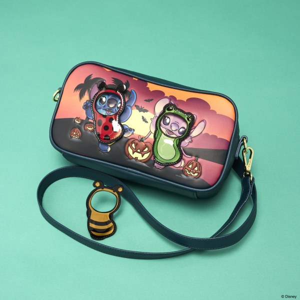 Stitch & Angel Halloween Costumes Crossbody Bag - Disney Loungefly