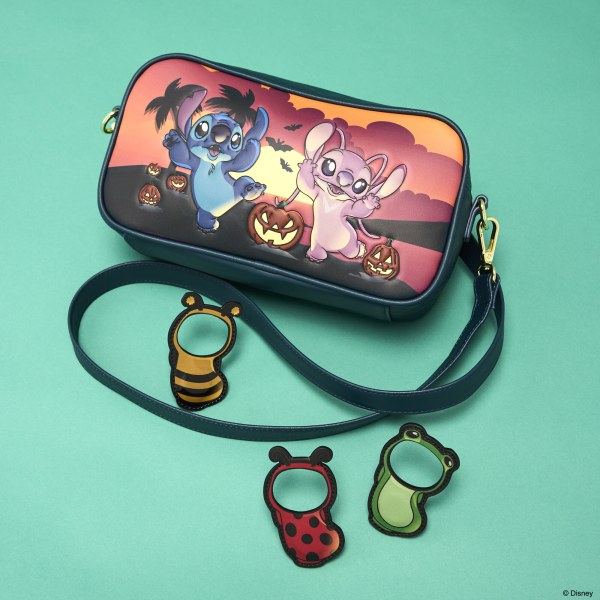 Stitch & Angel Halloween Costumes Crossbody Bag - Disney Loungefly