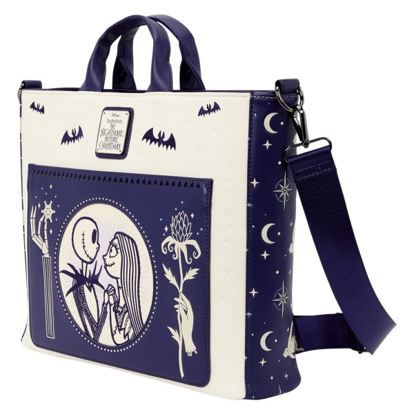 Jack & Sally Night Sky Convertible Backpack & Tote Bag - Disney Loungefly