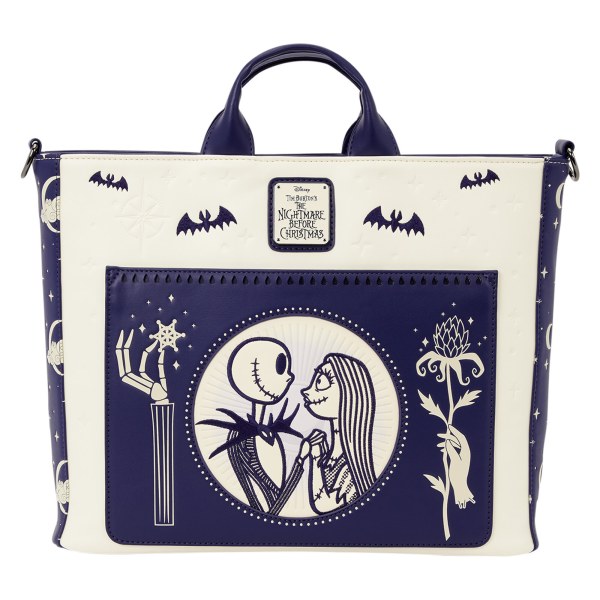 Jack & Sally Night Sky Convertible Backpack & Tote Bag - Disney Loungefly