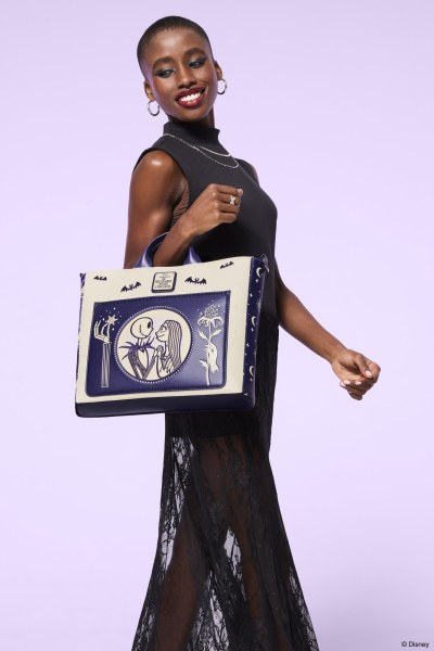 Jack & Sally Night Sky Convertible Backpack & Tote Bag - Disney Loungefly