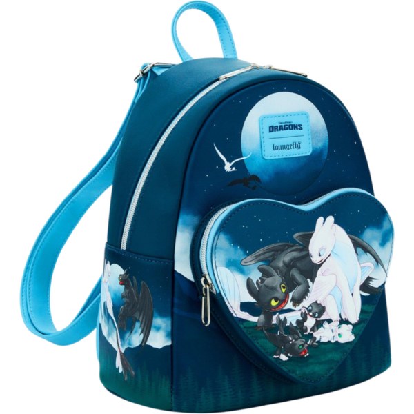 Loungefly How to Train Your Dragon Toothless And Light Fury Scene Collection backpack 26cm