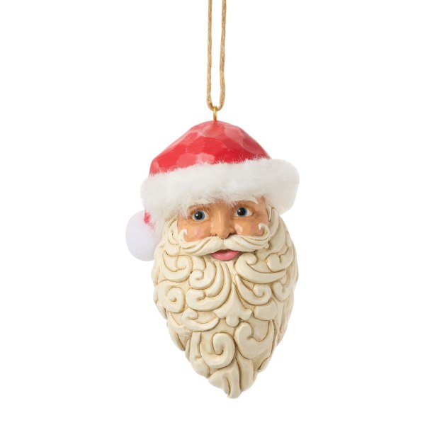 VINTAGE SANTA HEAD - JIM SHORE HEARTWOOD CREEK